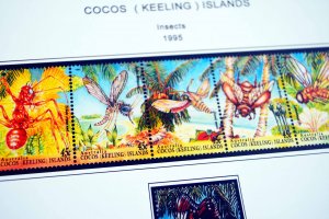 COLOR PRINTED COCOS ISLANDS 1963-2020 STAMP ALBUM PAGES (69 illustrated pages)