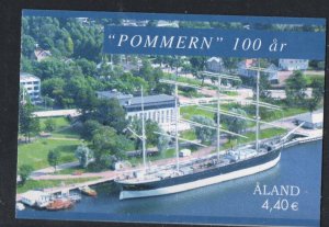 Aland Finland Sc 214a 2003 Bark Pommem stamp booklet panes in booklet mint NH