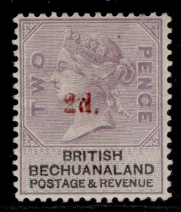 BRITISH BECHUANALAND QV SG23a, 4d on 4d lilac & black, M MINT. Cat £65.