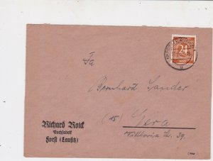 Germany 1947 Allied Occupation to Thuringia Forsthaus Cancel Stamps Cover f23229