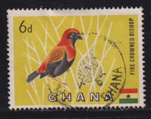 Ghana 55 Blackwinged Red Bishop 1959