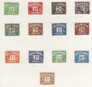 GB 1937 Postage Dues set of 8 very fine used, ditto 1950 set of 5