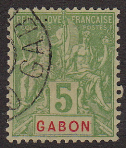 Gabon - 1904 - Sc. 19 - used