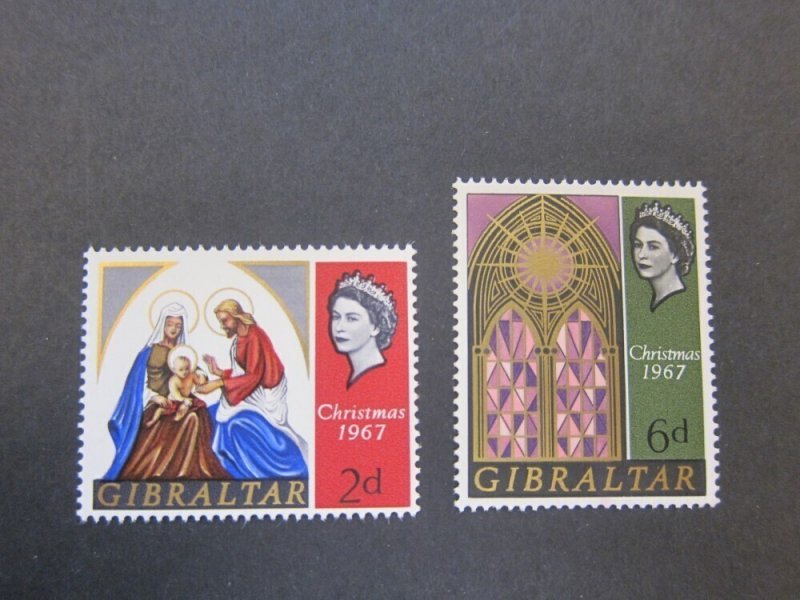 Gibraltar 1967 Sc 203-04 set MNH