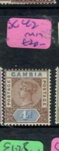 GAMBIA  (P0907B)  QV  4D     SG 42    MOG 