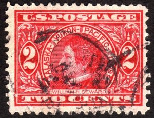 1909, US 2c, William H. Seward, Used, Sc 370