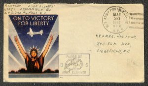 USA WW2 VICTORY FOR LIBERTY CHINA MILITARY SOLDIERS MAIL PROPAGANDA COVER 1942