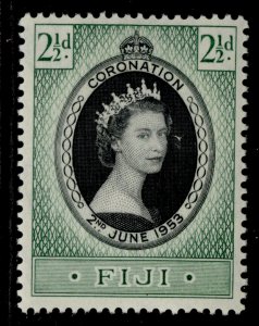 FIJI QEII SG278, 1953 CORONATION, M MINT.