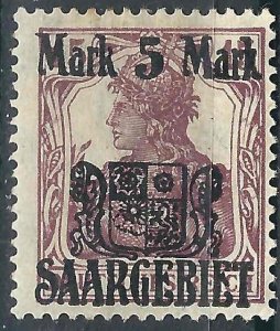 Saar 66 Mi 51 MH F/VF 1921 SCV $5.50