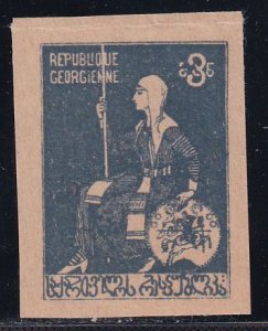 Georgia Russia 1920 Sc 17 Civil War Era Stamp MH NG