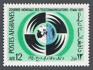 Afghanistan 842, MNH. Michel 1095. World Telecommunications Day, 1971.