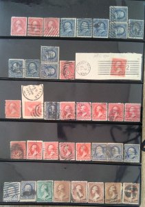 Small Collection US 19th Century Lot - Used