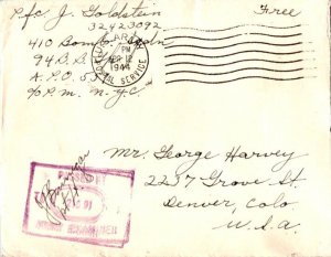 United States A.P.O.'s Soldier's Free Mail 1944 U.S. Army, Postal Service [A....