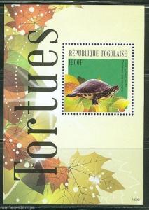 TOGO 2014 TURTLES   SOUVENIR SHEET  MINT NH