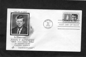 1246 Kennedy, FDC Art Craft cachet