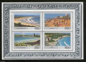 South Africa 1985 Painting Beaches Nature Place Art M/s Sc 625a MNH # 5050