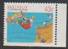 Australia SG 1181a  FU -    from booklet imperf  bottom r...