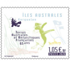 2020 FSAT MAP OF Kerguelen Islands (Scott 639) MNH