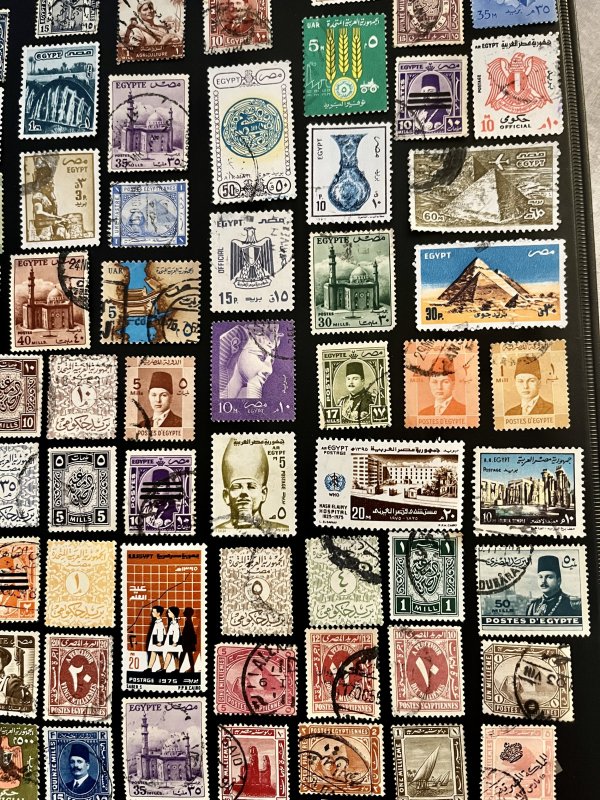 50 Stamp EGYPT Fun Pack // Lot of 50 Different EGYPTIAN Stamps / USED