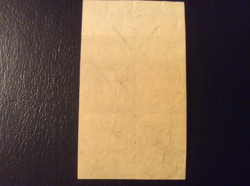 U.S.#314 B. Franklin 1c Imperf. Center Line w/Arrow, Blk of 4,MNH See descrip.