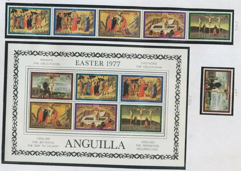 ANGUILLA - 1977-1979 issues - FVF MNH - SEE EIGHT SCANS