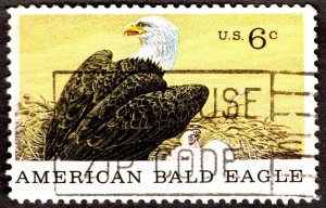 1970, US 6c, Bald Eagle, Used, Always Use Zip Code cancel, Sc 1387
