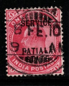 INDIA-PATIALA SGO25 1903 1a CARMINE USED