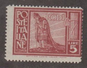 Italy Rhodes - Aegean Islands Scott #22 Stamp - Mint Single
