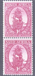 South Africa, Scott #24, MH, vert pair