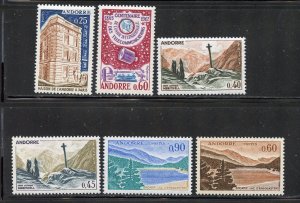 Andorra,  French # 165-68, Mint Never Hinge. Year 1981 Complete .
