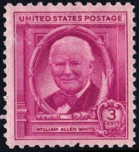 SC#960 3¢ William A. White Single (1948) MNH