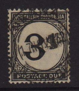 North Rhodesia 1929 3d Postage due SG D3a FU