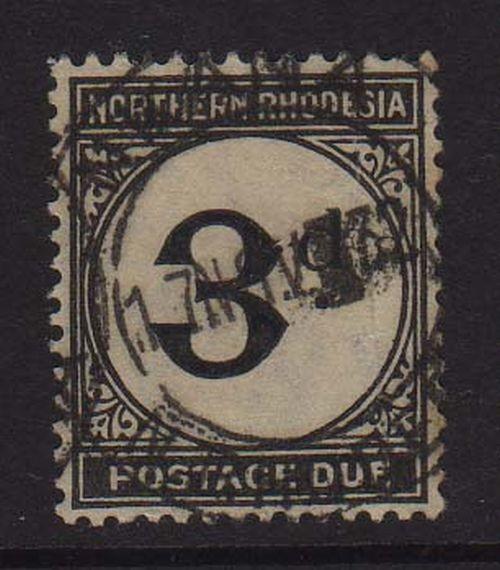North Rhodesia 1929 3d Postage due SG D3a FU