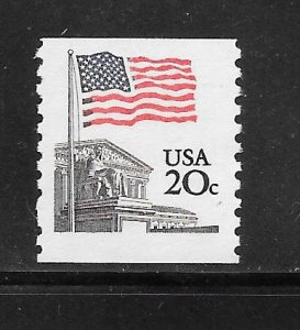 #1895A MNH Single Narrow Tagging