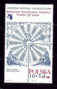 Poland B127 MNH 1972 Copernicus