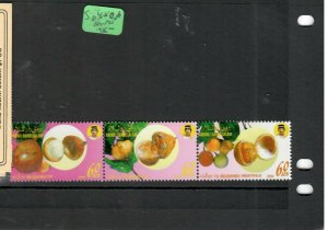 BRUNEI (P2301B) FRUITS STRIP  SG 480A   MNH 