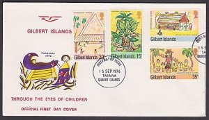 GILBERT ISLANDS 1976 Christmas set FDC.....................................A3341