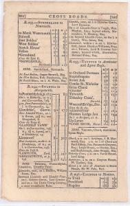 GB WALES POSTAL HISTORY Swansea-Aberystwith POST ROAD c1800 MILEAGE Page GN309