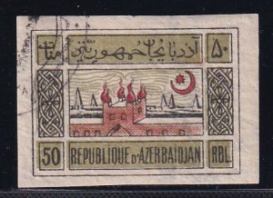 Azerbaijan 1919 Sc 10 Stamp Used