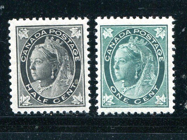 Canada #66, 67  Mint VF NH