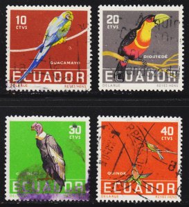 Ecuador Scott 634-37 complete set F to VF used.