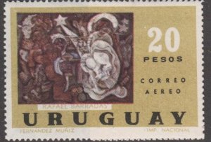 Uruguay # C393, Christmas, Mint Hinged