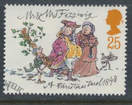 Great Britain  SG 1791 SC# 1529 Used / FU with First Day Cancel - Christmas 1993