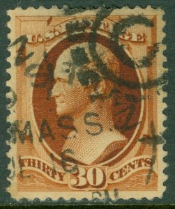 EDW1949SELL : USA 1888 Sc #217 Extra Fine-Superb. Used. Amazing & Sound Cat $90+ 