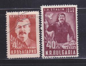 Bulgaria 673-674 Set U Joseph Stalin