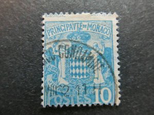 A4P47F26 Monaco 1924-33 10c used-