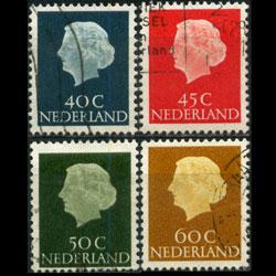 NETHERLANDS 1953 - Scott# 352-5 Queen 40-60c Used