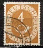 Germany; 1951: Sc. # 671: O/Used Single Stamp