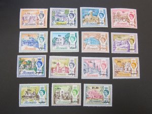 Bermuda 1970 Sc 238-251 set MNH/MH