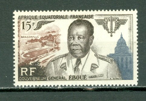 FRENCH EQUATORIAL AFRICA #EBOUE #C42...MINT..$6.50